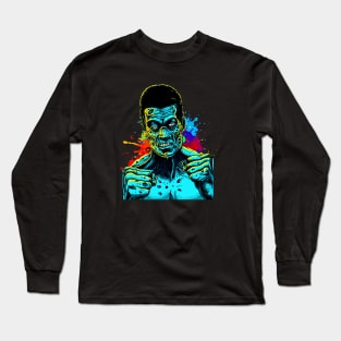 korean zombie Fighter Long Sleeve T-Shirt